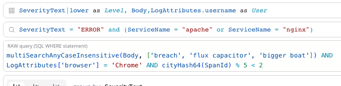 Search and Filter